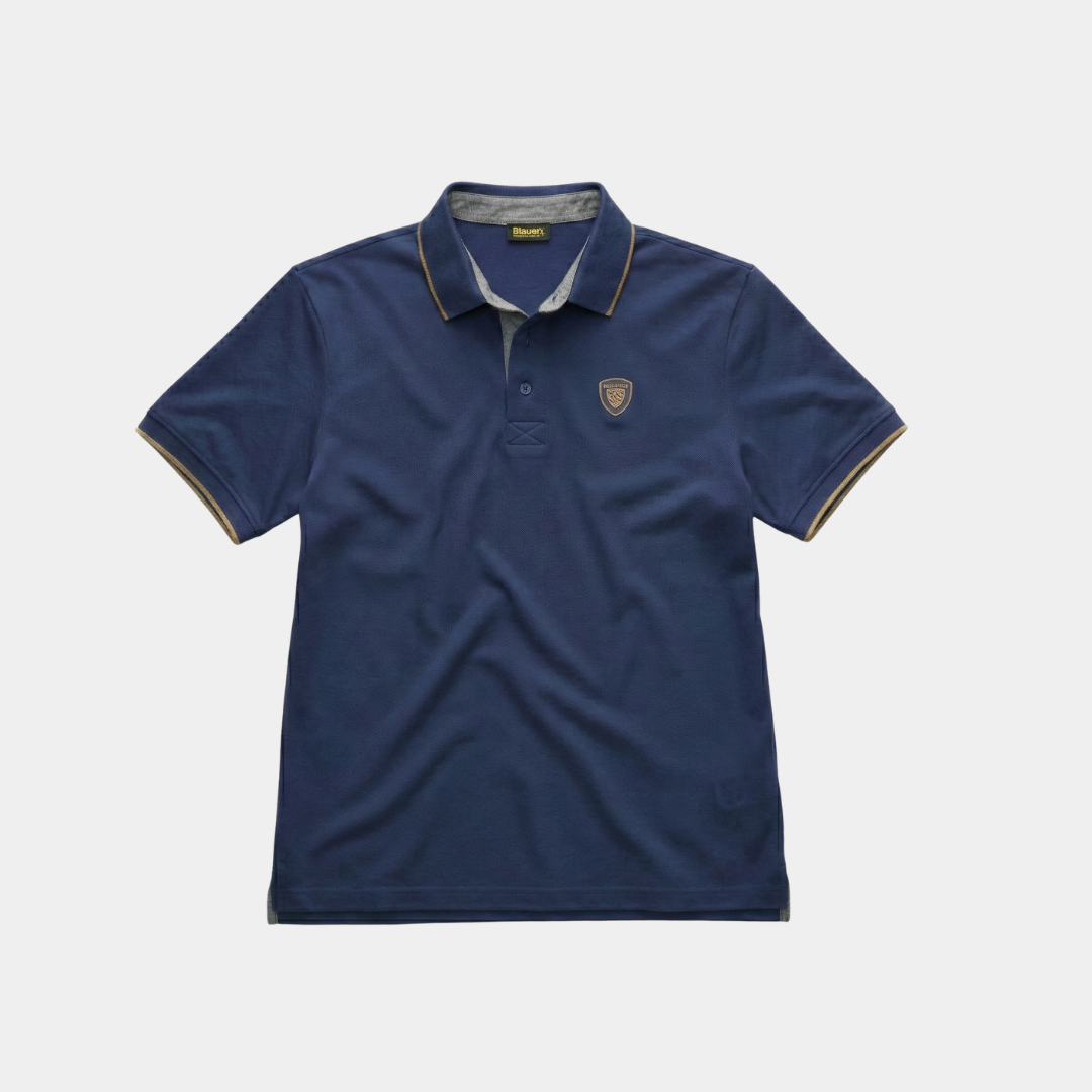 Blauer Polo DAMON